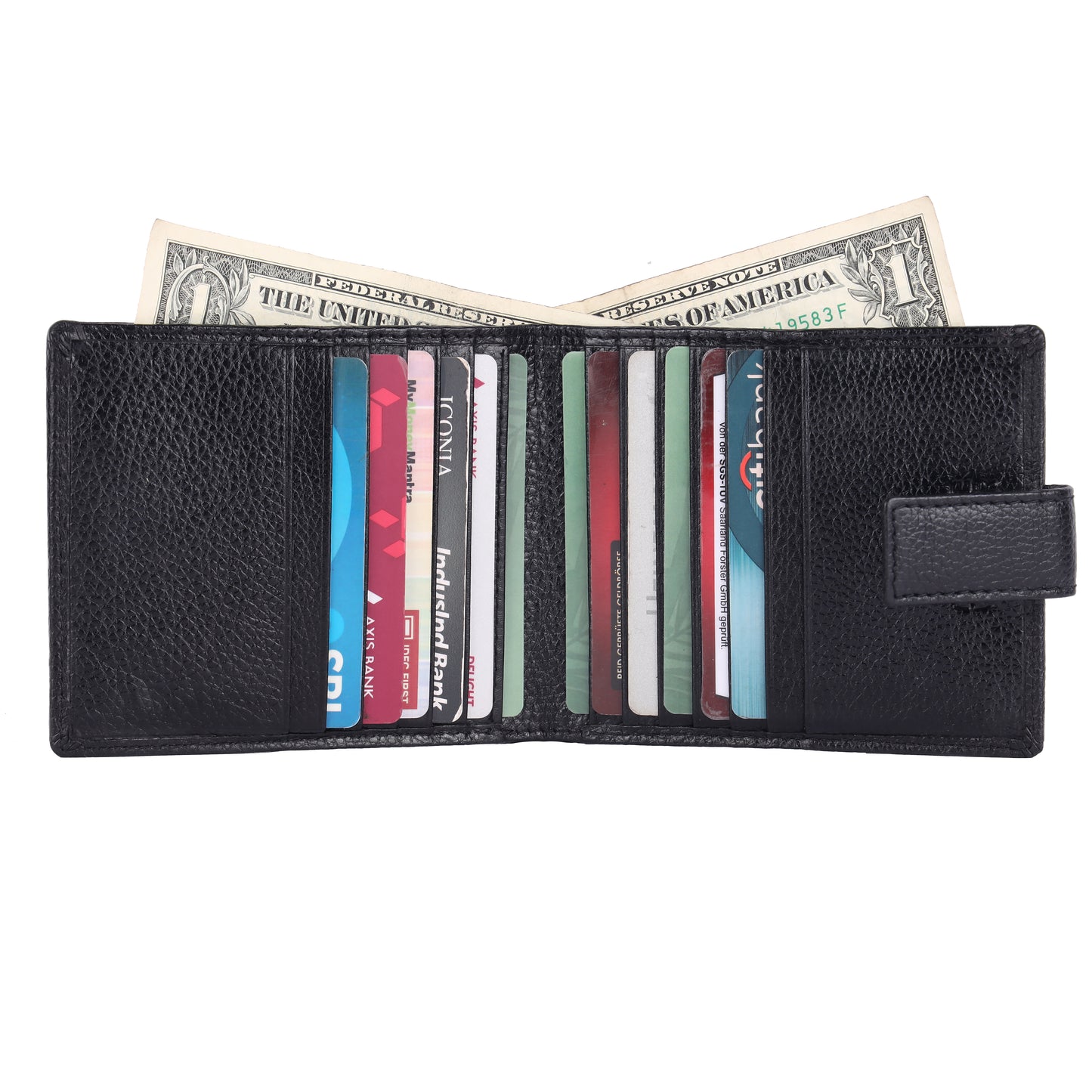 Pebble Texture 20 Card Billfold Wallet # 1888L