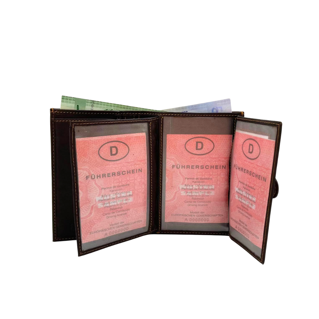 Standing Mens Collection Bi-Fold Wallet # 1228L