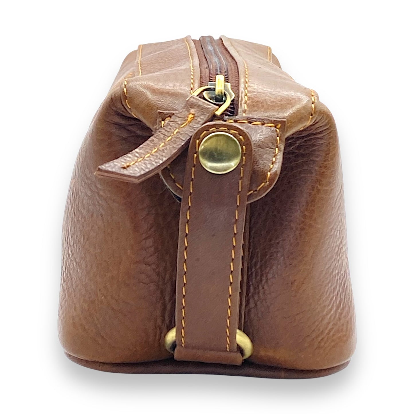 Hand Pouch, Wash Bag, Toiletry, Genuine Leather 2607SN