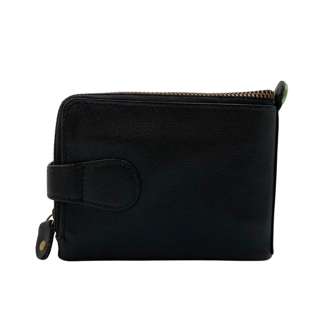 Fullzip leather mens Wallet #NEW FULLZIP