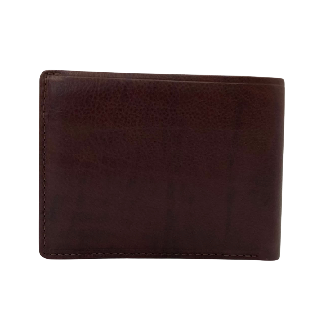 Antq, Smooth Leather Wallet With Inside Leather Lining # 1244N