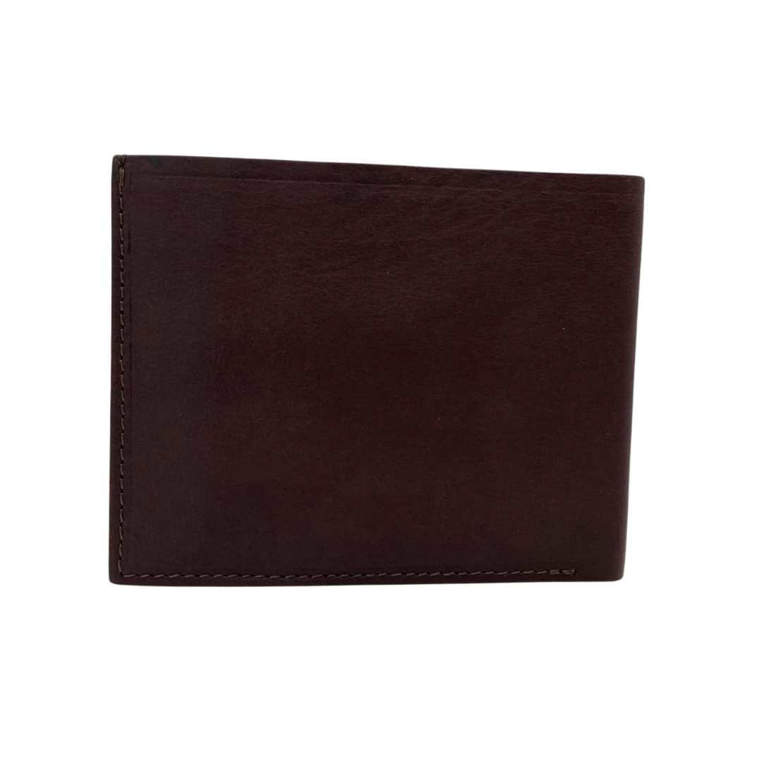 Mens Genuine Leather Mens wallet Leather Lined Bi fold Wallet For Men # 797A