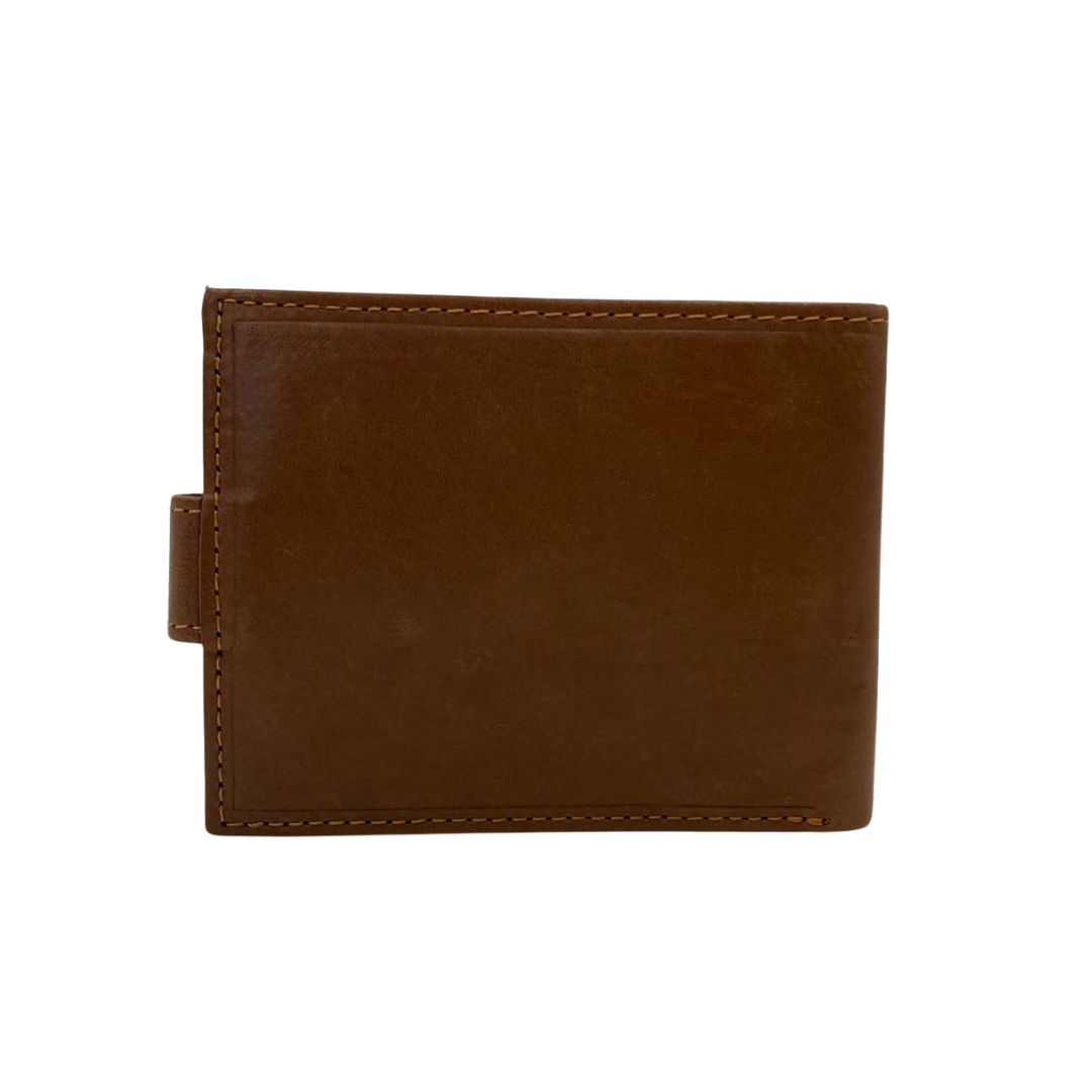 Antq, Smooth Leather Wallet With Inside Leather Lining # 1981CL