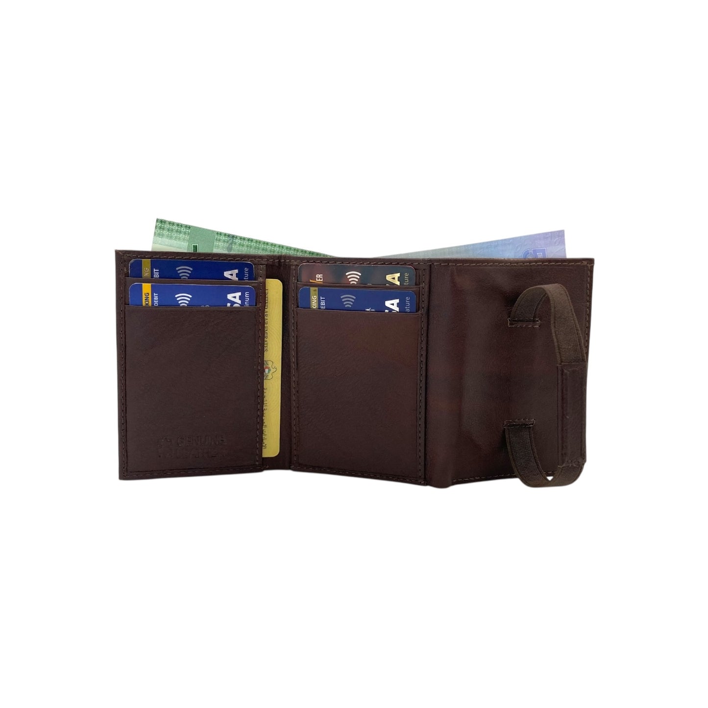 RFID Compact Z-Trifold Cards & Cash Wallet # 4202Z