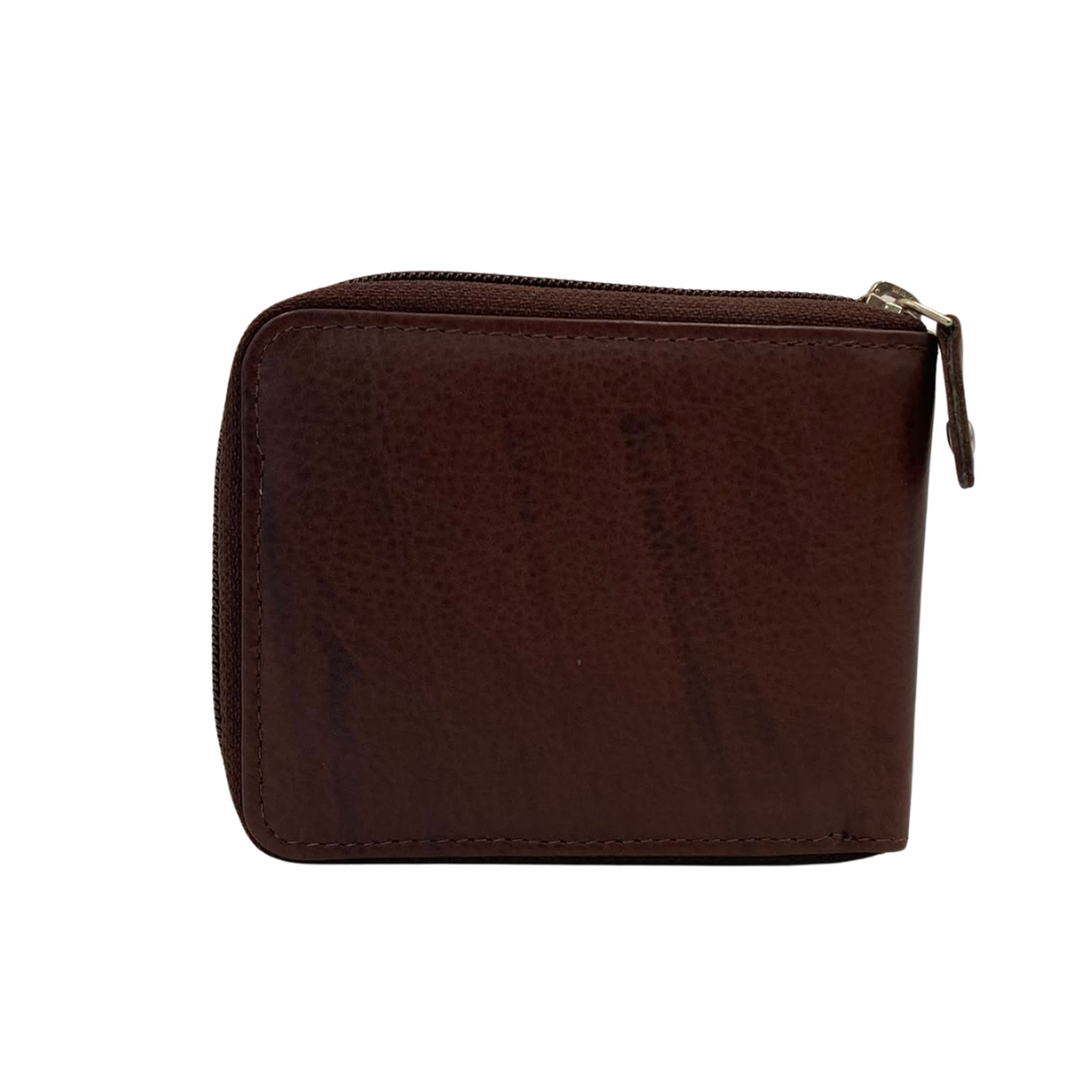 Fullzip leather mens Wallet #4094Z