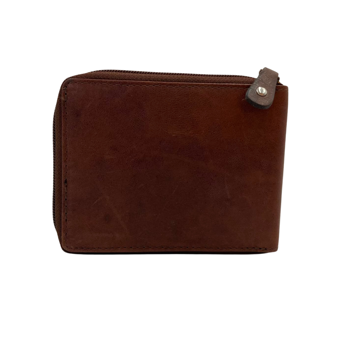 Fullzip leather mens Wallet #1406CZ