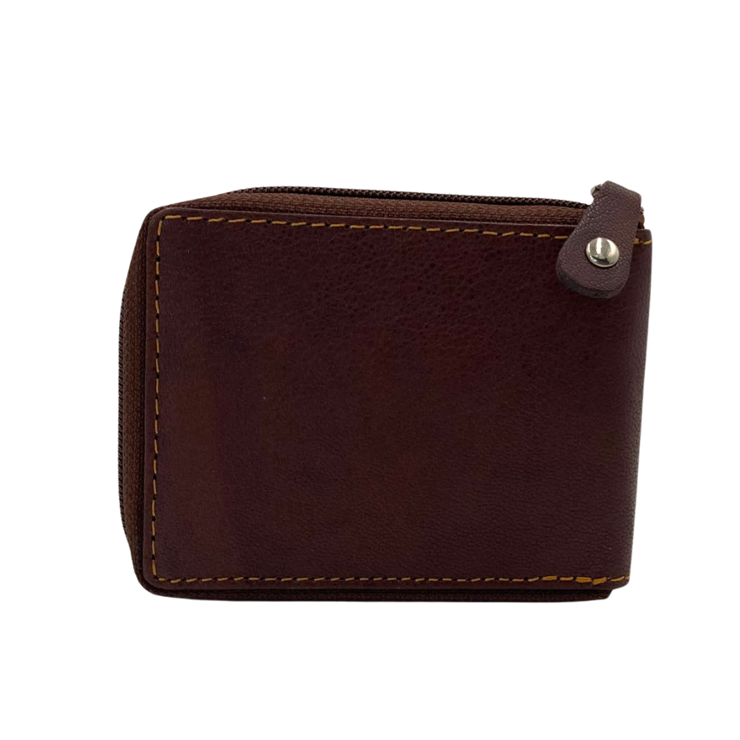 Fullzip leather mens Wallet #892Z