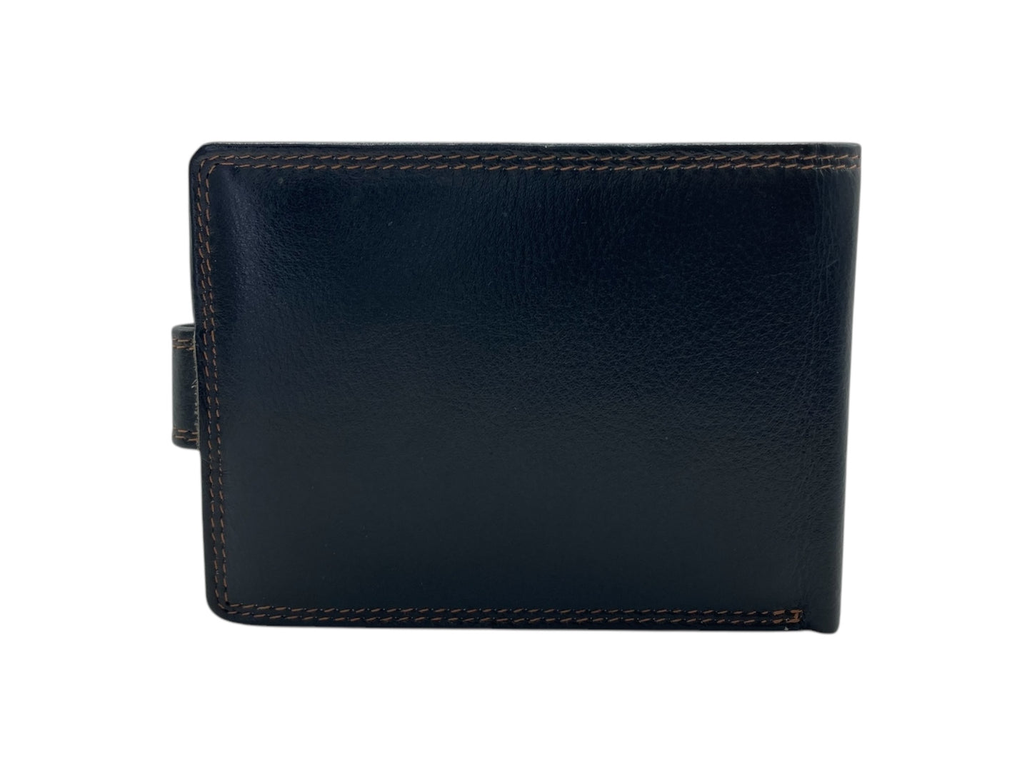 Smooth Leather Card & Coin Billfold Wallet # 1510L