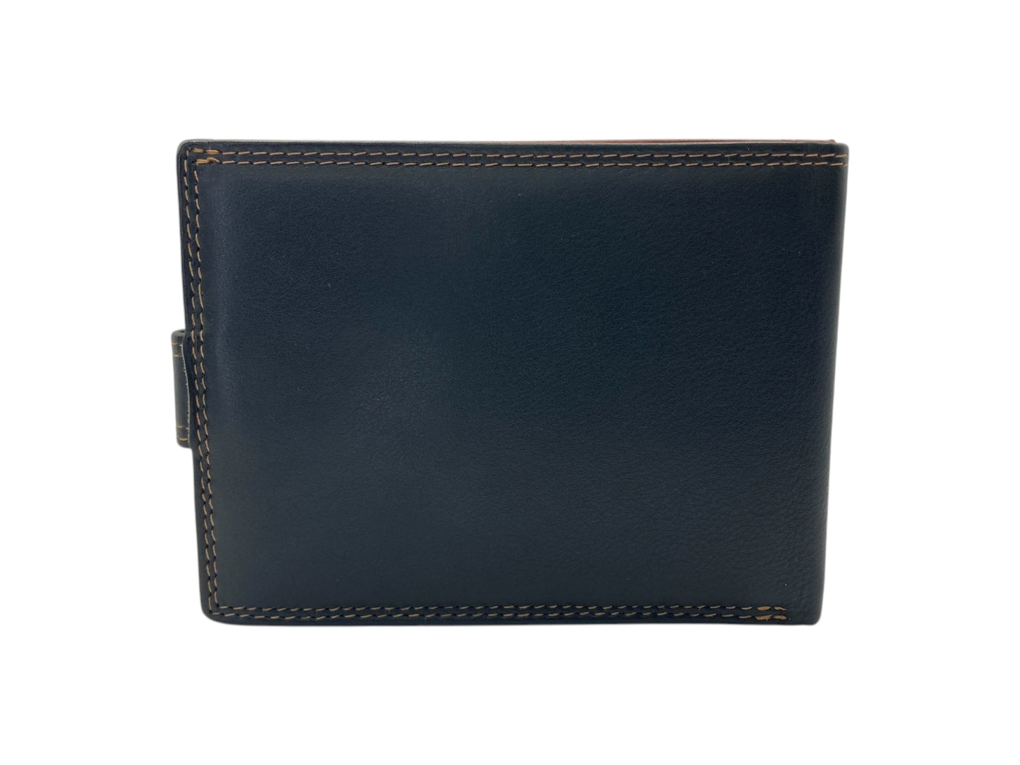 Smooth Leather Card & Coin Billfold Wallet # 1909L