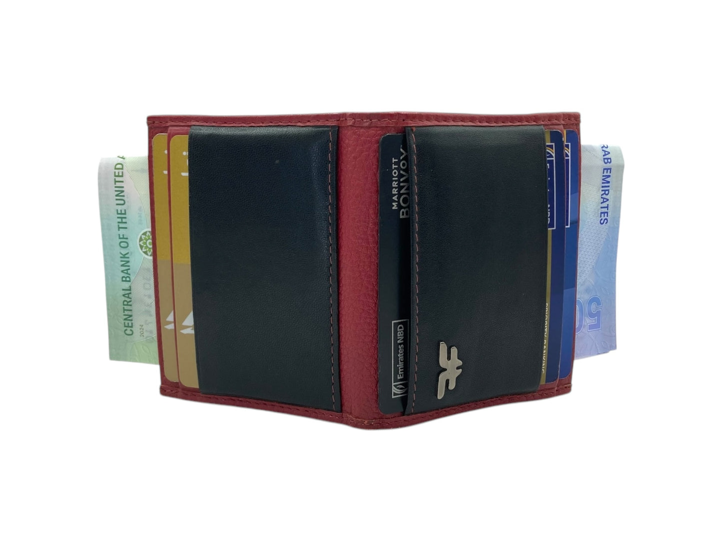 Card Case & Cash Wallet Compact Size 14 Card Space # 4029.New