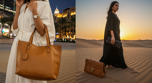 How to Style Leather Bags in the UAE Day to Night Looks