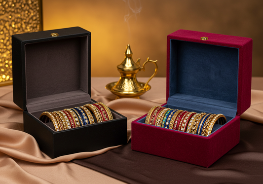 Leather vs Velvet Bangle Boxes Which One Should You Choose