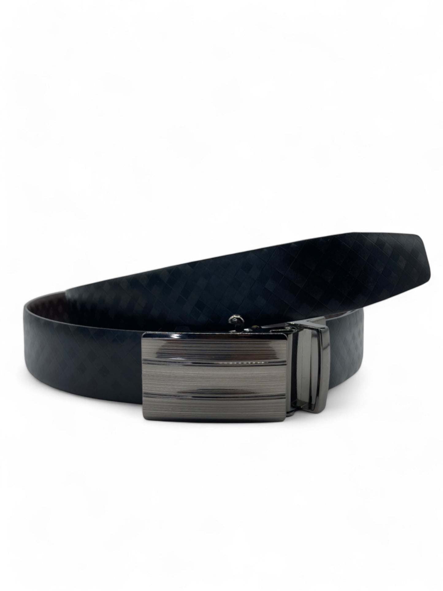 Mens Leather Belt Reversible with Auto-lock Buckle 35mm Breanda