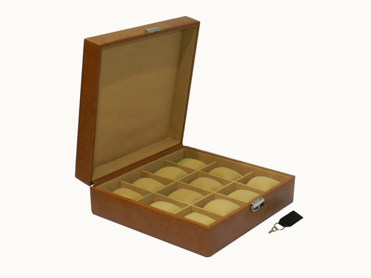 12 Slot Vegan Leather  Watch Box