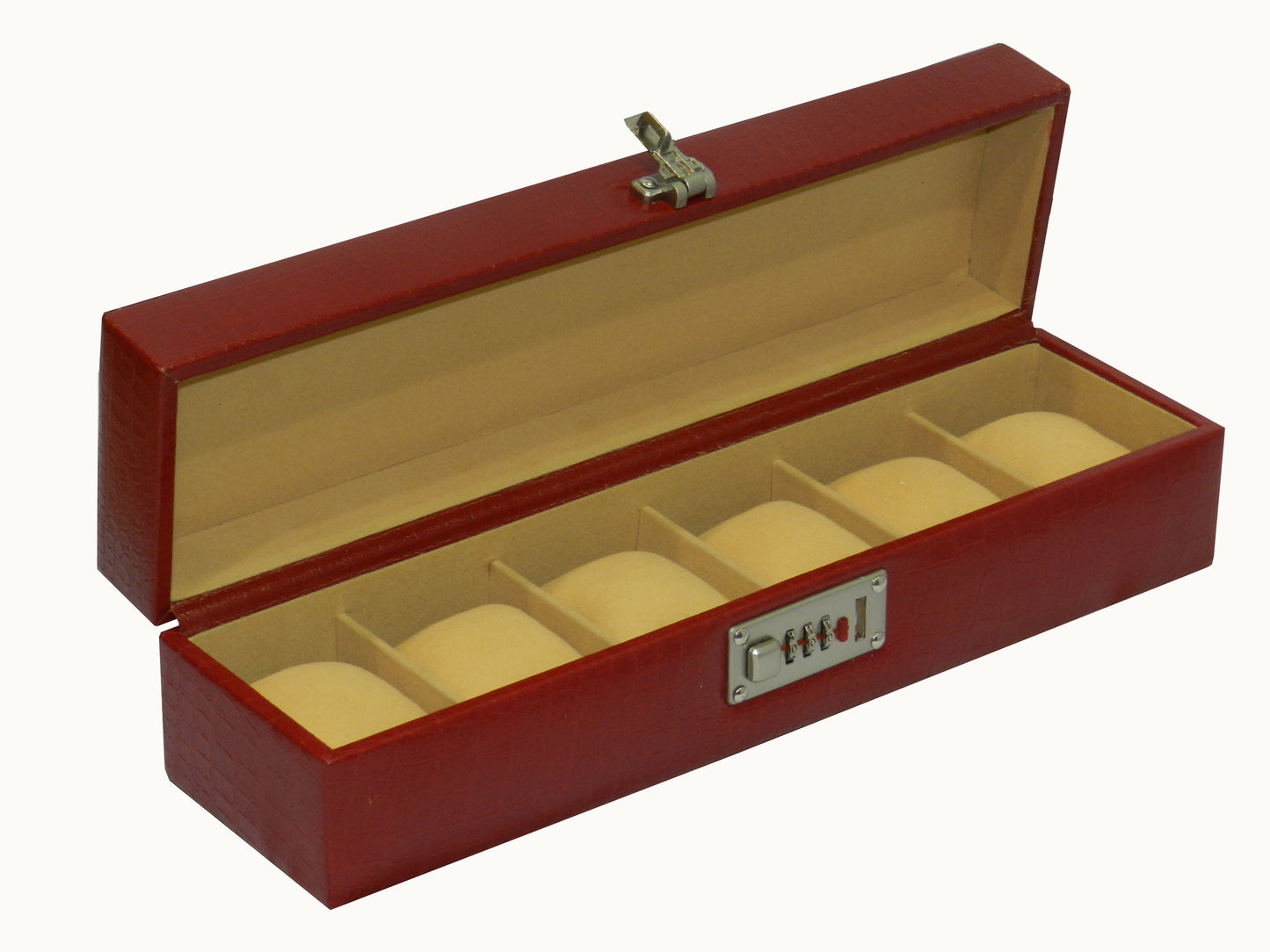 6 Slot Genuine Leather Premium Watch Box