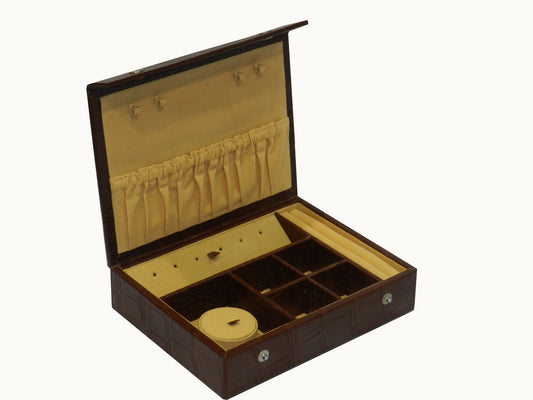 Compact & Small Flat Snap Button Jewelry Box # S.Button_JB