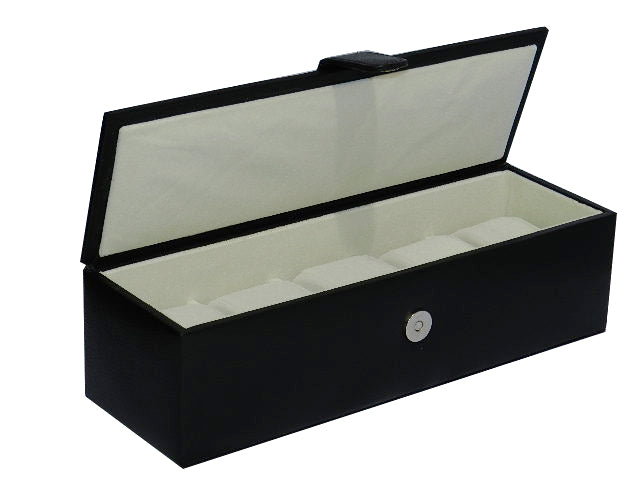 5 Slot Genuine Leather  Watch Box