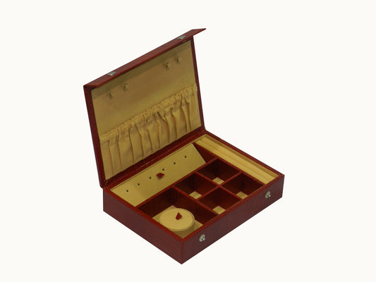 Compact & Small Flat Snap Button Jewelry Box # S.Button_JB