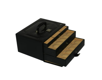 36 Slot Watches with Multipurpose Jewellery Box Genuine Leather