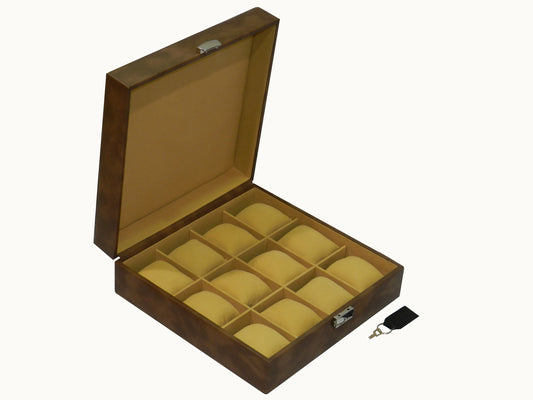 12 Slot Vegan Leather  Watch Box