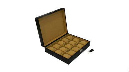 15 Slot Vegan Leather  Watch Box