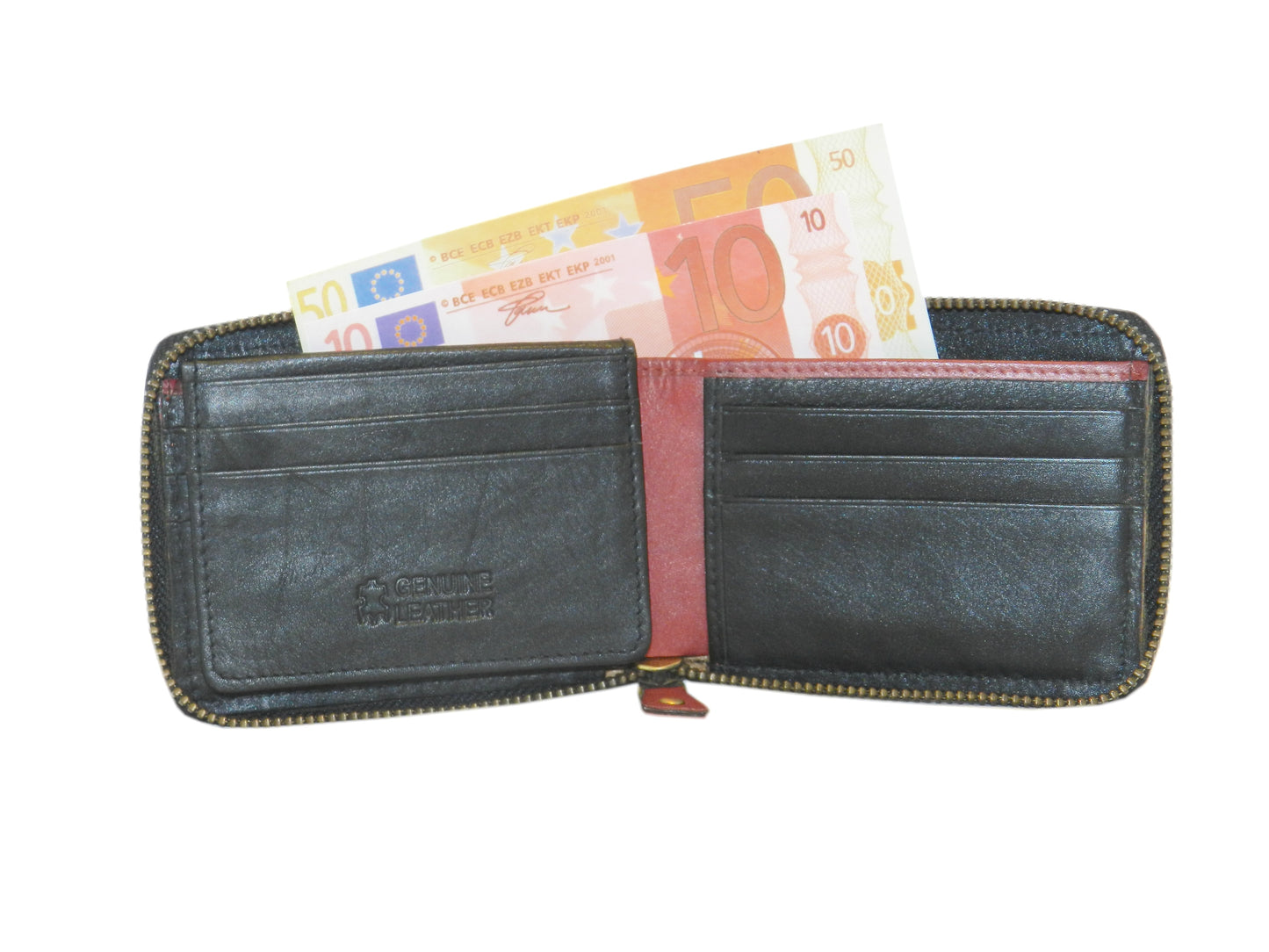 ZipVault 10 Card Full Zip Wallet #1541Z