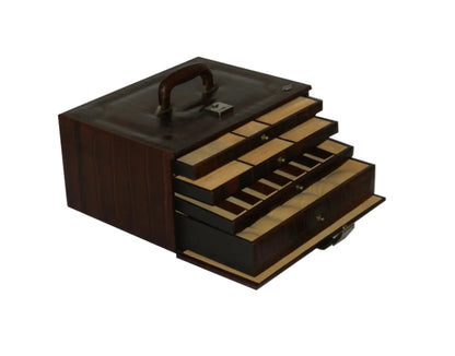 18 Watches with Multipurpose Jewellery Box Genuine Leather