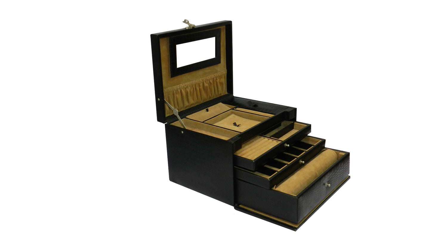 MJB Multipurpose Jewellery Box Genuine Leather