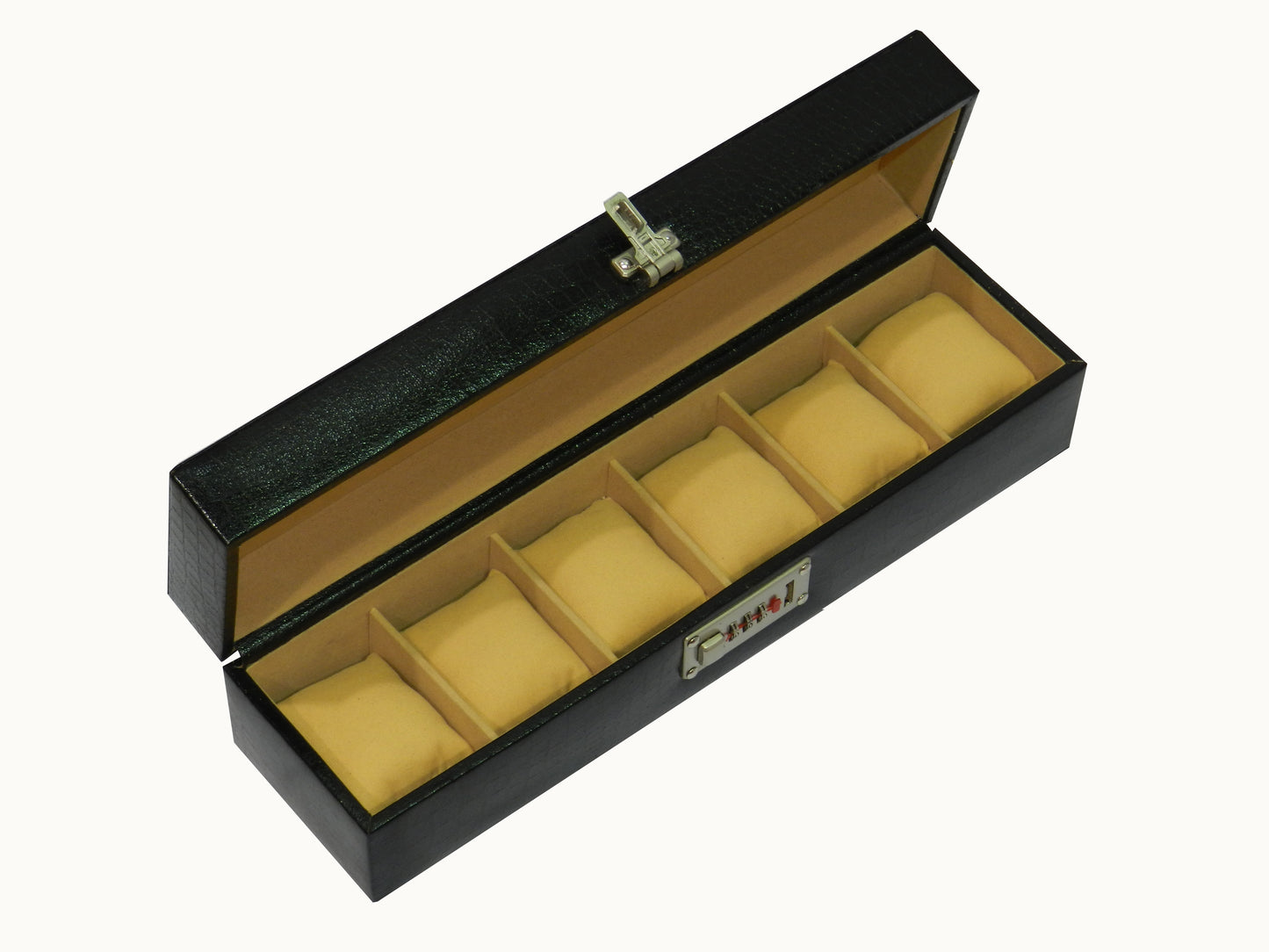 6 Slot Genuine Leather Premium Watch Box