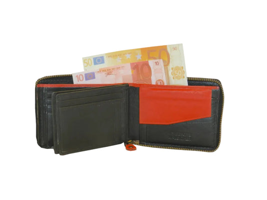 ZipVault 11 Card Full Zip Wallet # 1406CZ