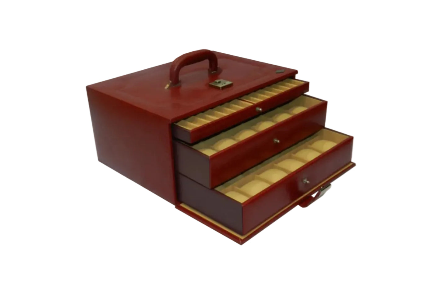36 Slot Watches with Multipurpose Jewellery Box Genuine Leather