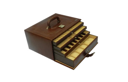 18 Watches with Multipurpose Jewellery Box Genuine Leather