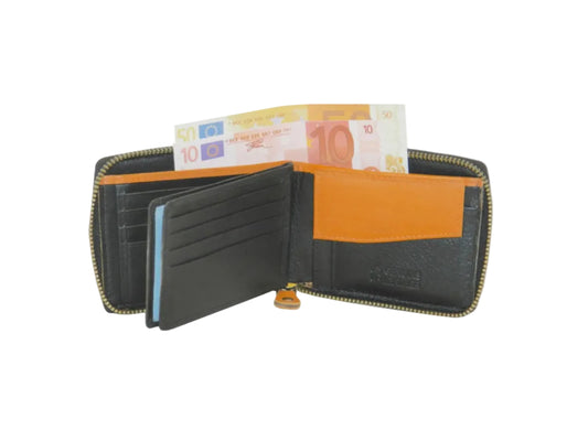 ZipVault 18 CC Full Zip Wallet Coin Pocket # 983Z CP