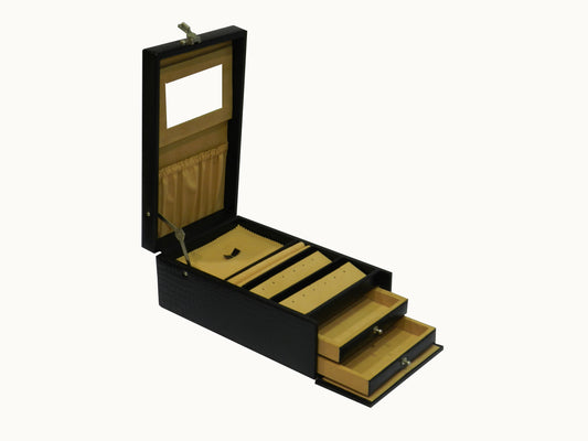 New Locker Multipurpose Jewelry Box Genuine Leather #  XL_LOCKER JB [New]