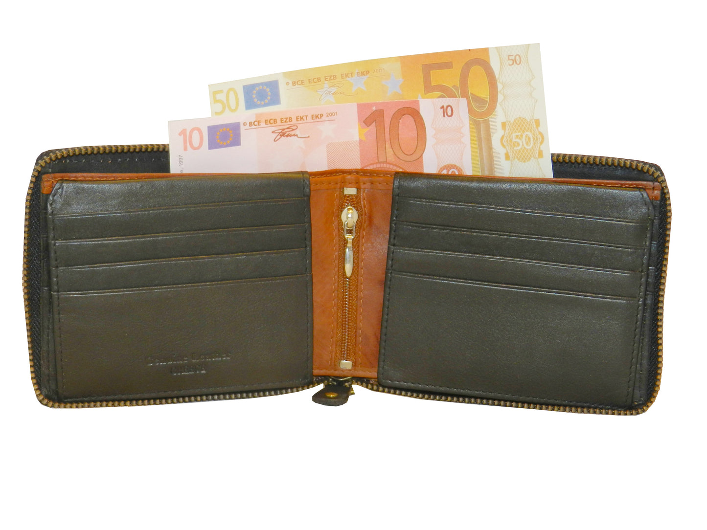 ZipVault 18 Card Full Zip Wallet #1244MZ