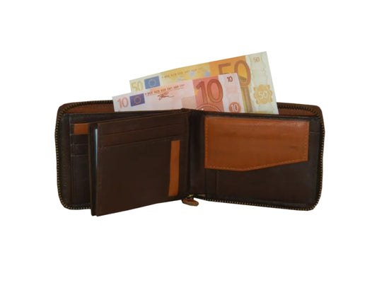 ZipVault 11 Card Full Zip Wallet # 1406CZ