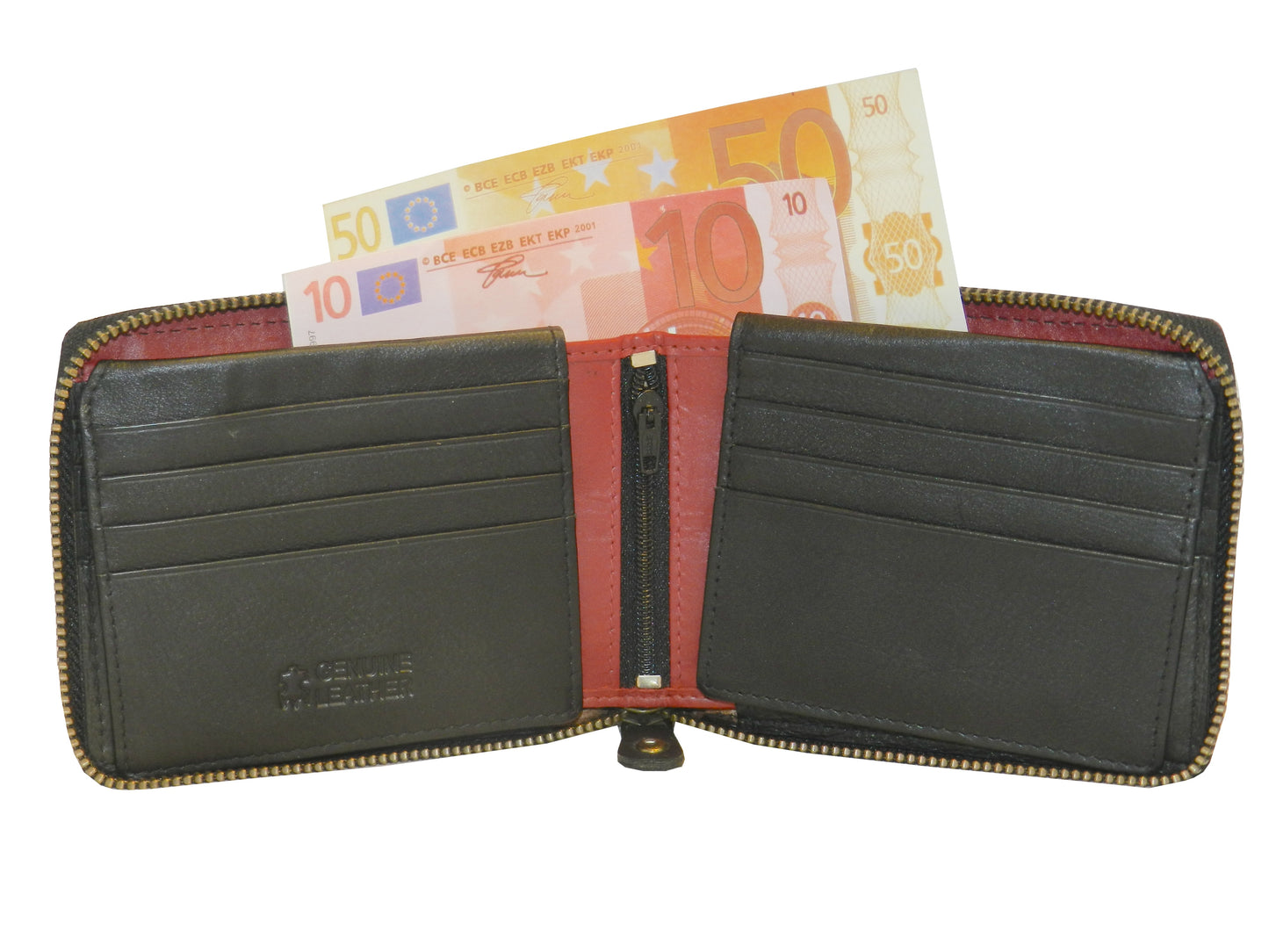 ZipVault 18 Card Full Zip Wallet #1244MZ