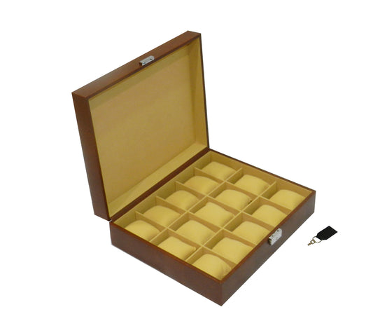 15 Slot Vegan Leather  Watch Box