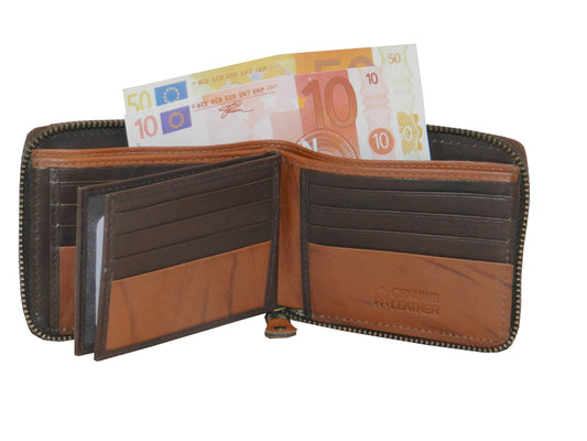 ZipVault 18 Card Full Zip Wallet #983Z CC