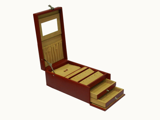 New Locker Multipurpose Jewelry Box Genuine Leather #  XL_LOCKER JB [New]