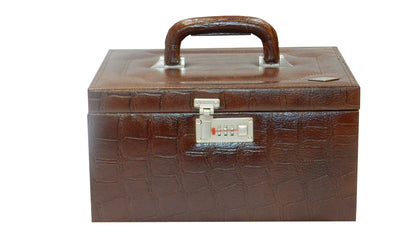 MJB Multipurpose Jewellery Box Genuine Leather