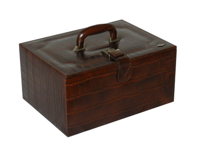 18 Watches with Multipurpose Jewellery Box Genuine Leather
