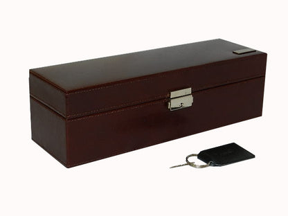 Watch Box with Ring  & Cufflink Box in Genuine Leather