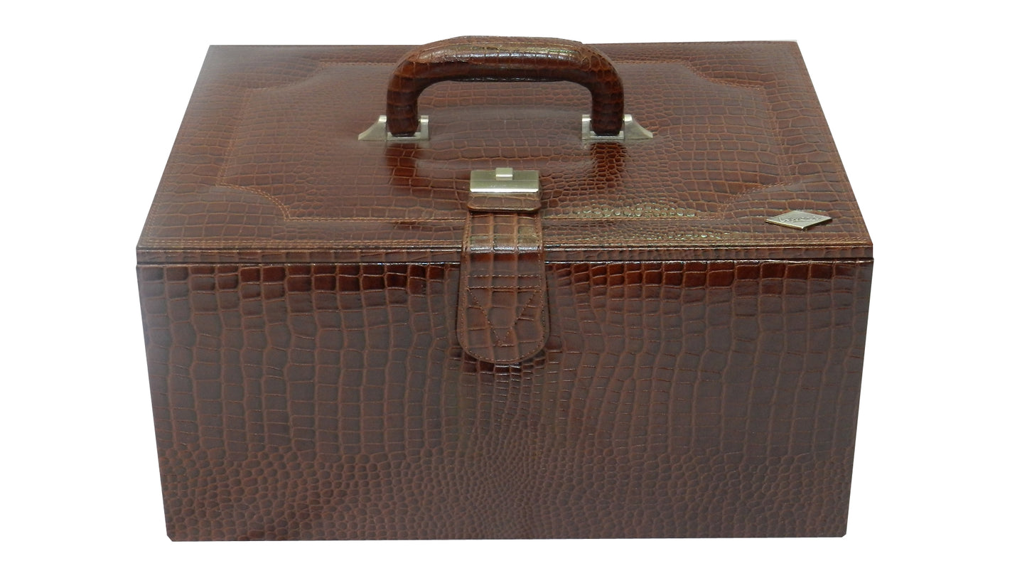 36 Slot Watches with Multipurpose Jewellery Box Genuine Leather