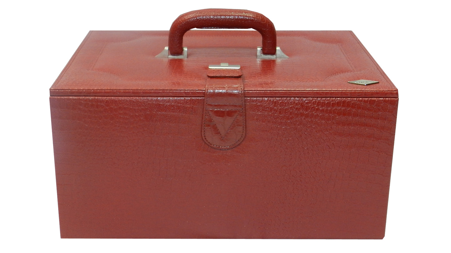 36 Slot Watches with Multipurpose Jewellery Box Genuine Leather