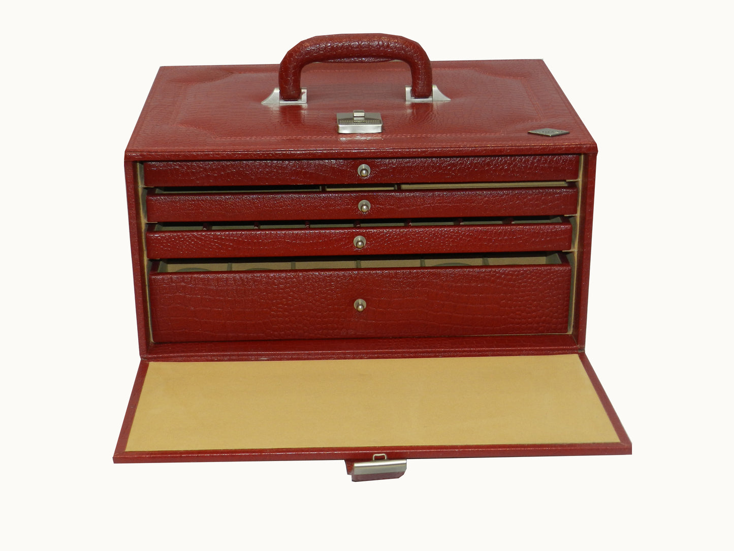 18 Watches with Multipurpose Jewellery Box Genuine Leather