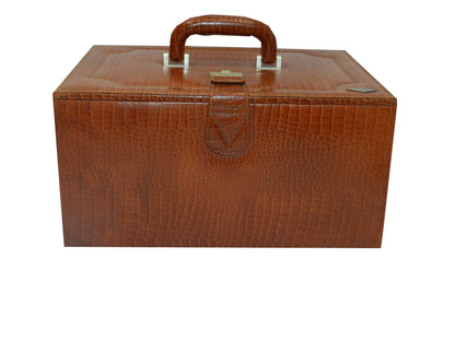36 Slot Watches with Multipurpose Jewellery Box Genuine Leather
