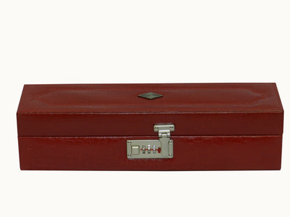 6 Slot Genuine Leather Premium Watch Box