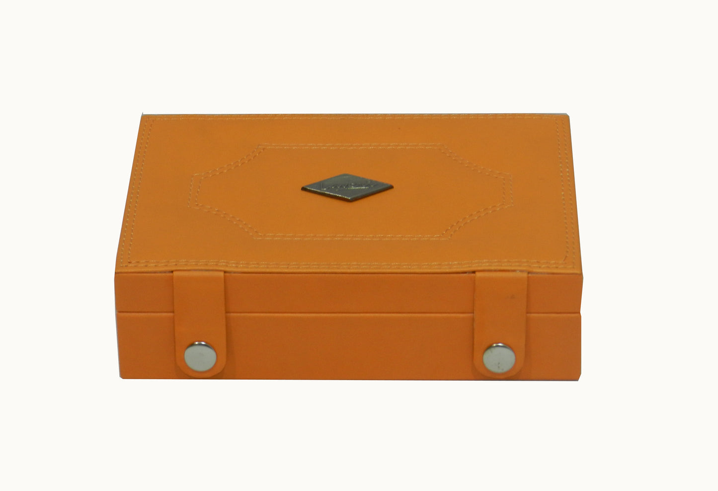 Square Ring & Cufflink Box Vegan Leather