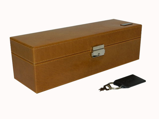 Watch Box with Ring  & Cufflink Box in Genuine Leather